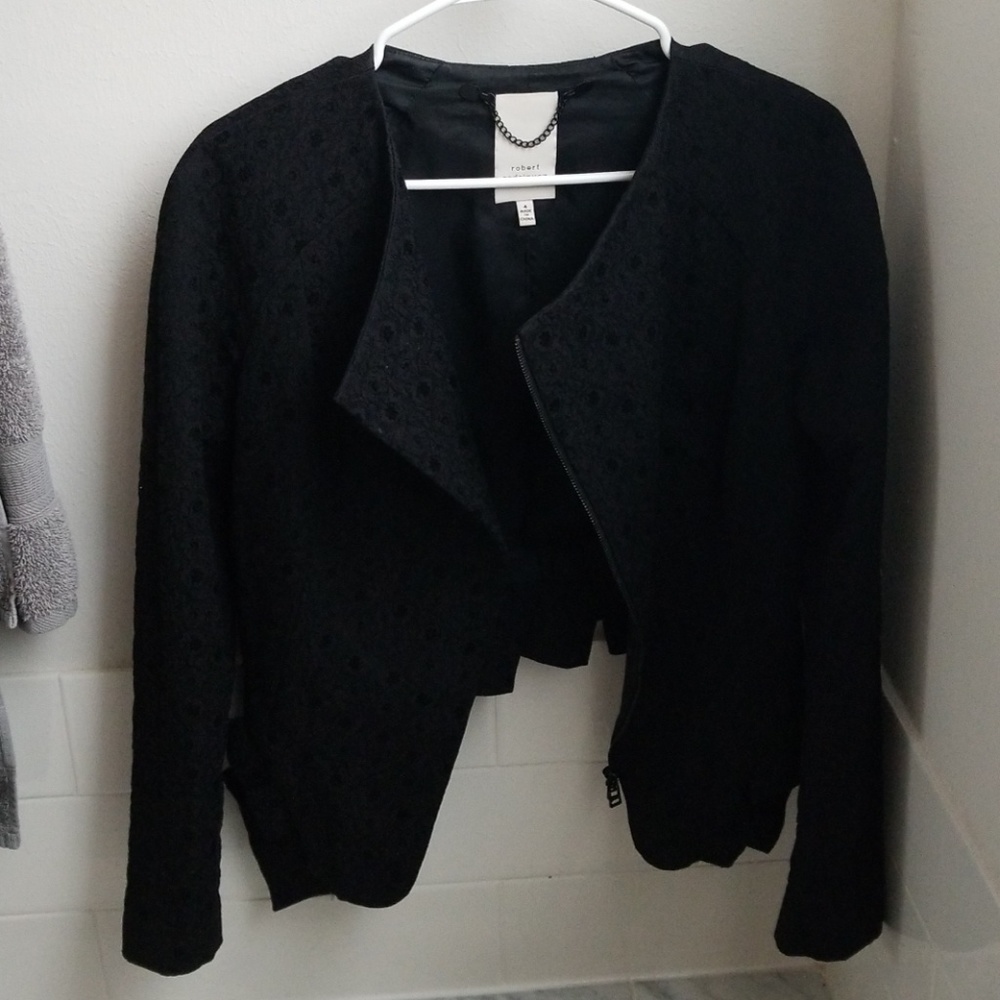 Black Robert Rodriguez Jacket - Size 4